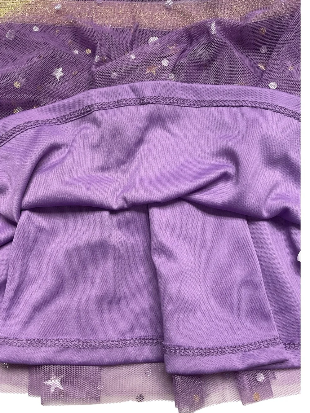 Young Hearts Girls Halloween Dress Tulle Skirt 24 months NWT Purple/Gold